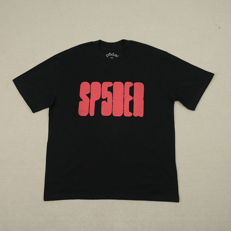 Sp5der Focused Logo Tee Black 4