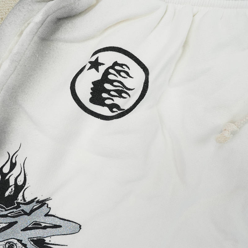 Hellstar Records Shorts White 10