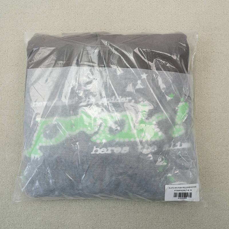 Sp5der PunkV2 Hoodie Slate 2