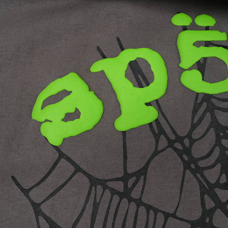 Sp5der Og Web V2 Tee Slate Grey 4