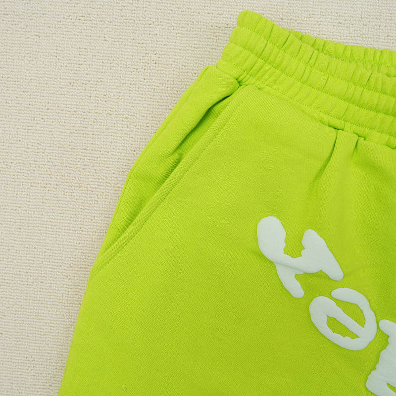 Sp5der Og Web V2 SweatshortAcid Green 5