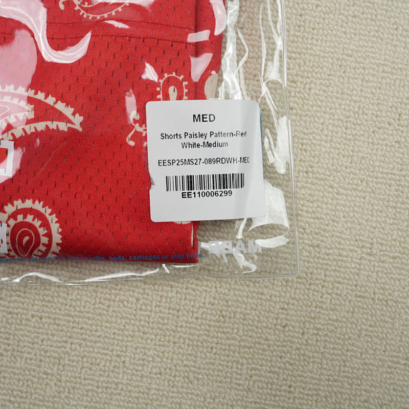 Eric Emanuel Ee Basic Short Ss25 Red Paisley 4