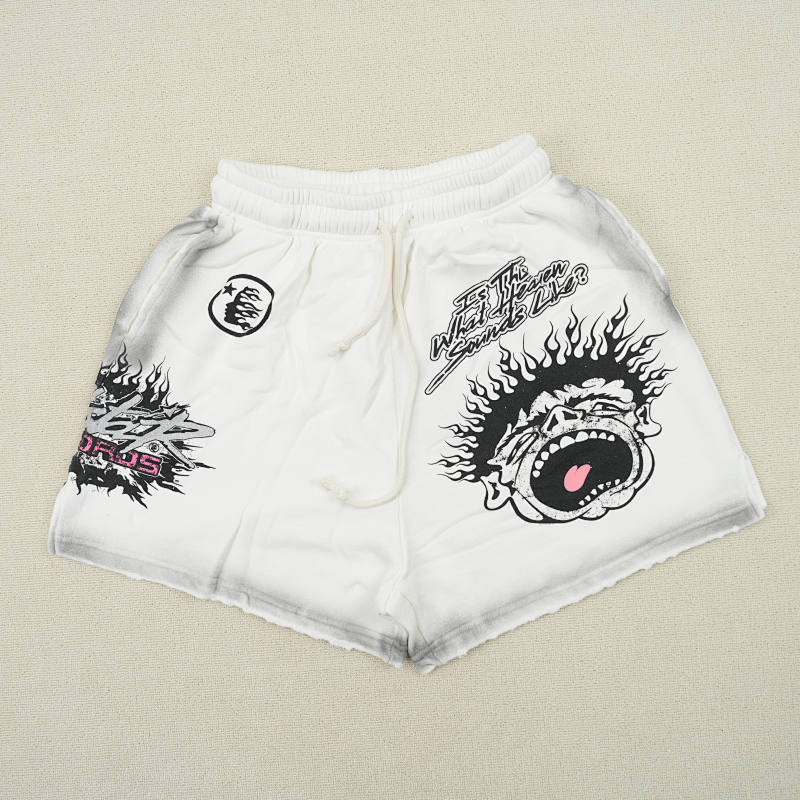 Hellstar Records Shorts White 3
