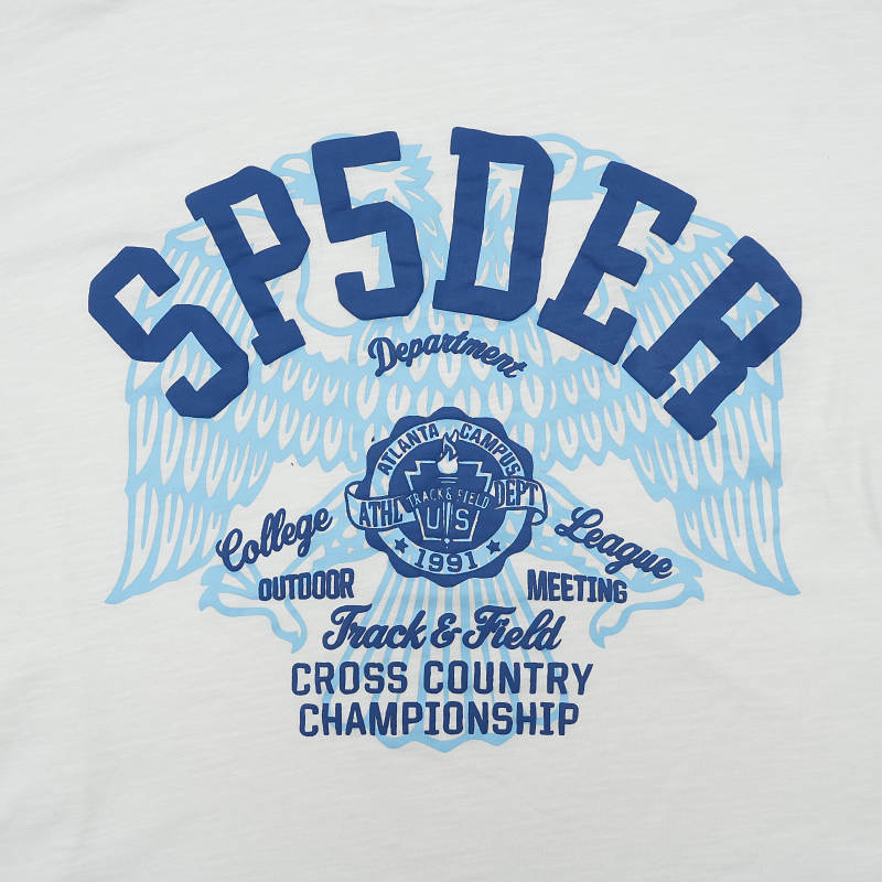 Sp5der Cross Country Slub Tee White 5
