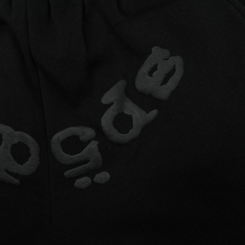 Sp5der Og Web V2 Phantom Sweatshort Black 6