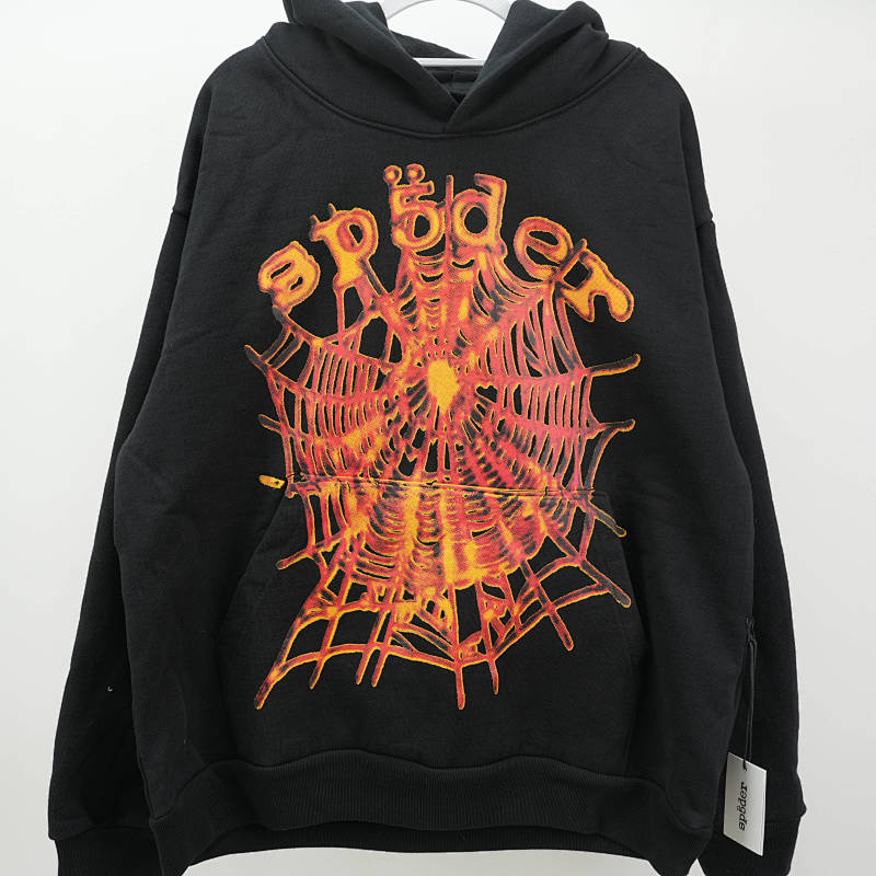 Sp5der Og Web V2 Hoodie Black 5