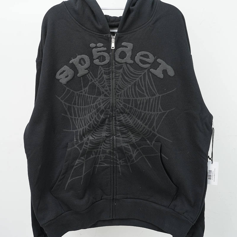 Sp5der Og Web V2 Phantom Zip Up Hoodie 6