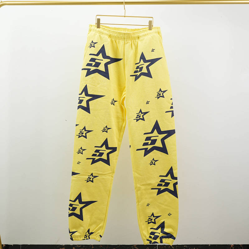 Sp5der 5Star Sweatpants Yellow 4