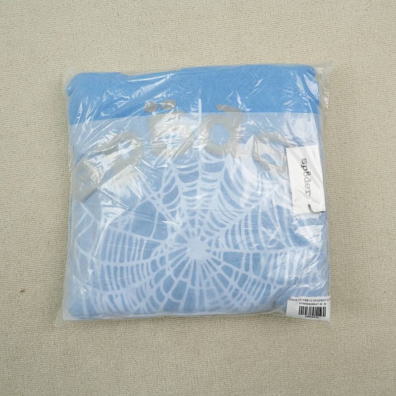 Sp5der Og Web V2 Hoodie Dusty Blue 2