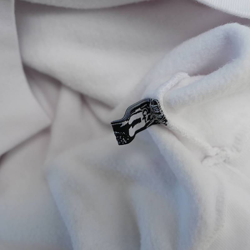 Sp5der 0G Rhinestone Logo Hoodie White 7
