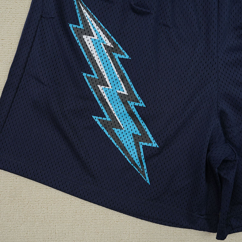 Eric Emanuel Ee Basic Lightning Bolt Short Navy/Black/Teal 5