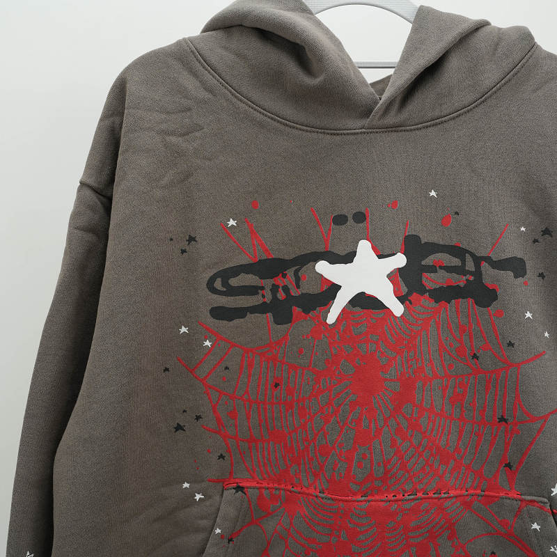 Sp5der Splat Punk HoodieSlate 5