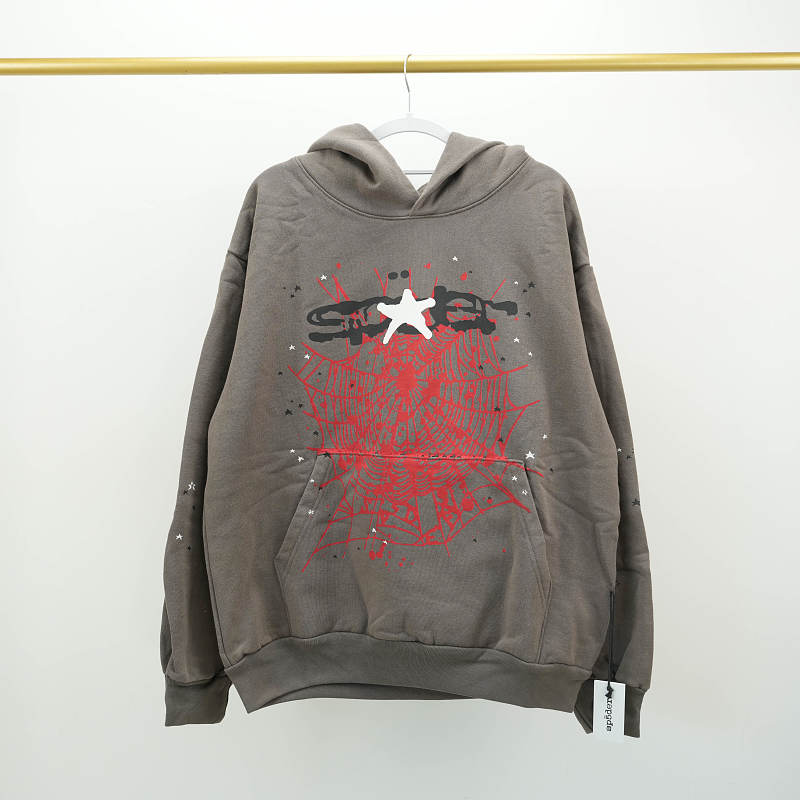 Sp5der Splat Punk HoodieSlate 8