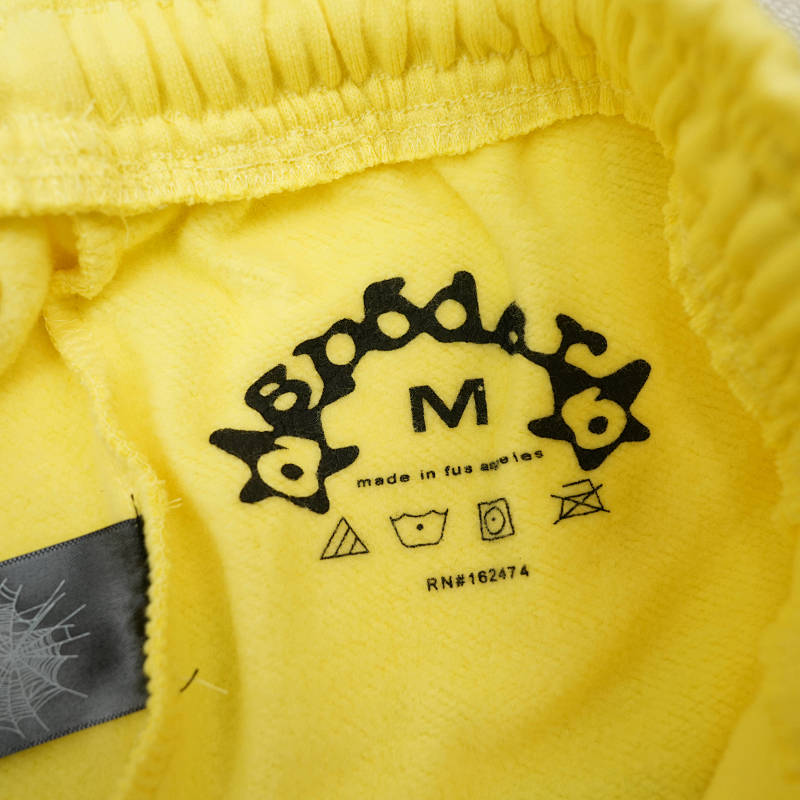 Sp5der 5Star Sweatpants Yellow 7