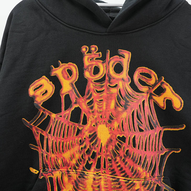 Sp5der Og Web V2 Hoodie Black 10