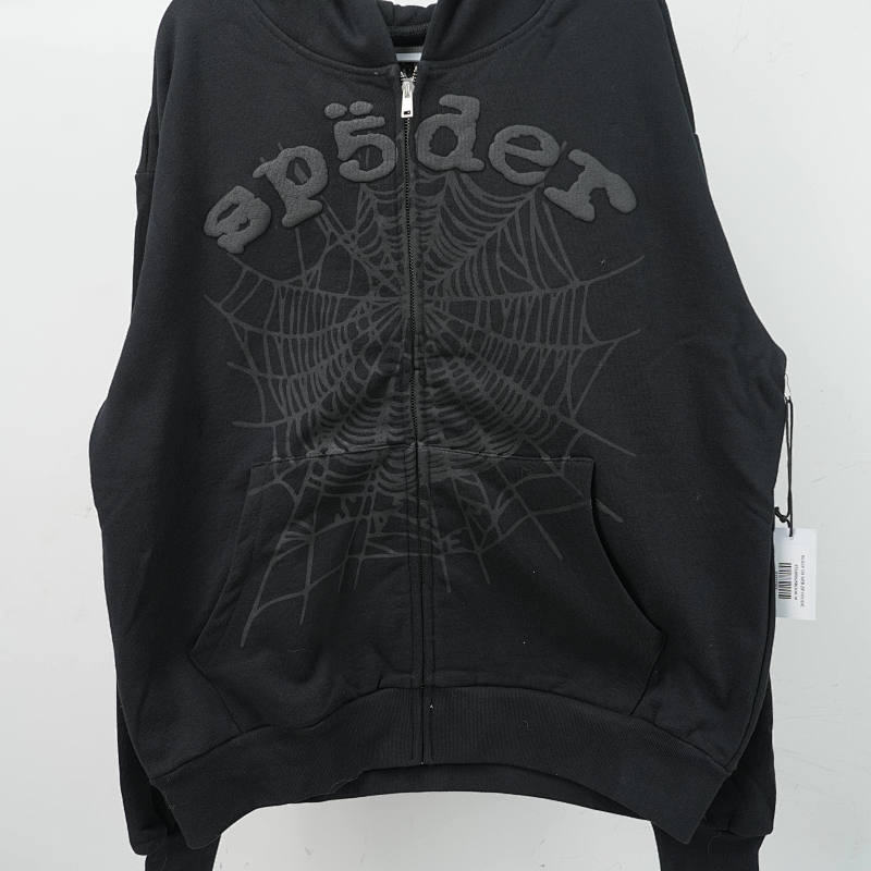 Sp5der Og Web V2 Phantom Zip Up Hoodie 7