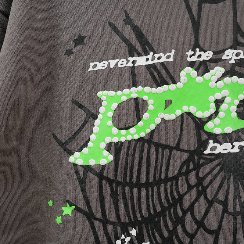 Sp5der PunkV2 Hoodie Slate 10