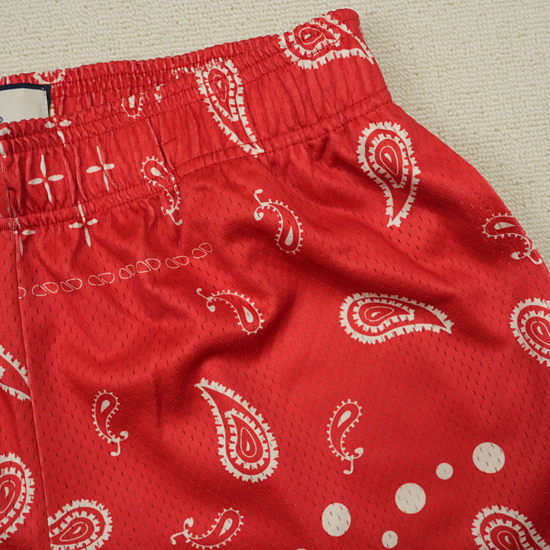 Eric Emanuel Ee Basic Short Ss25 Red Paisley 11
