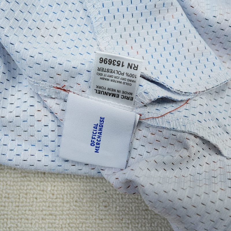 Eric Emanuel Ee Basic Rug Print Short White/Blue/Tan 12