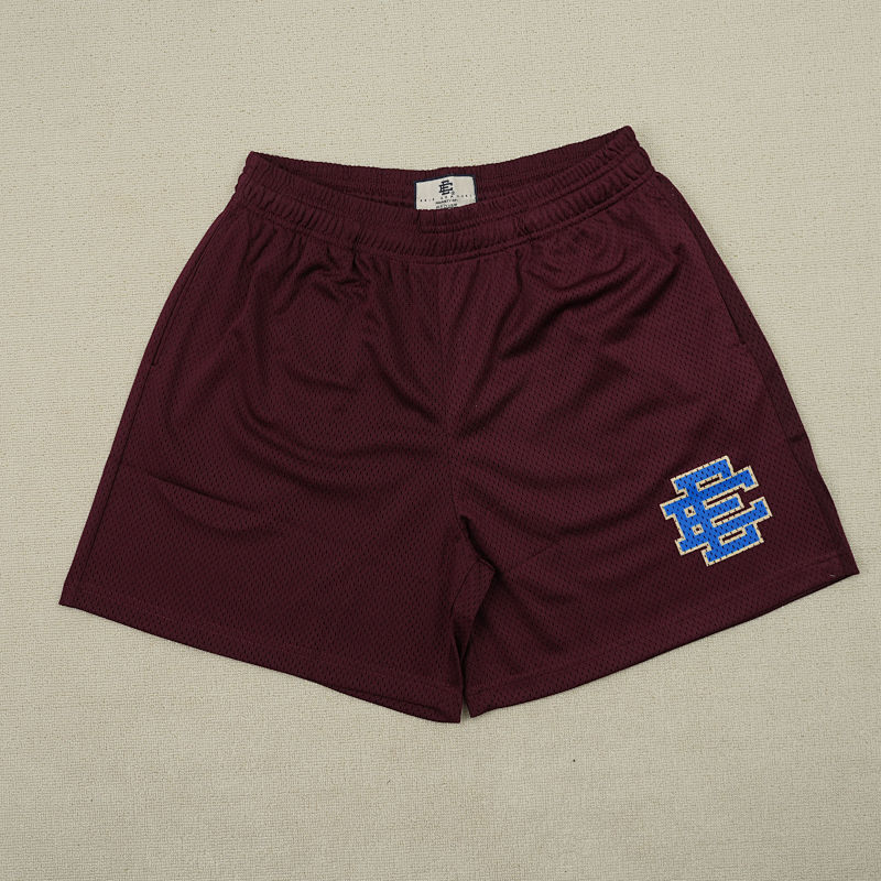 Eric Emanuel Ee Basic Shorts Maroon/Royal 4