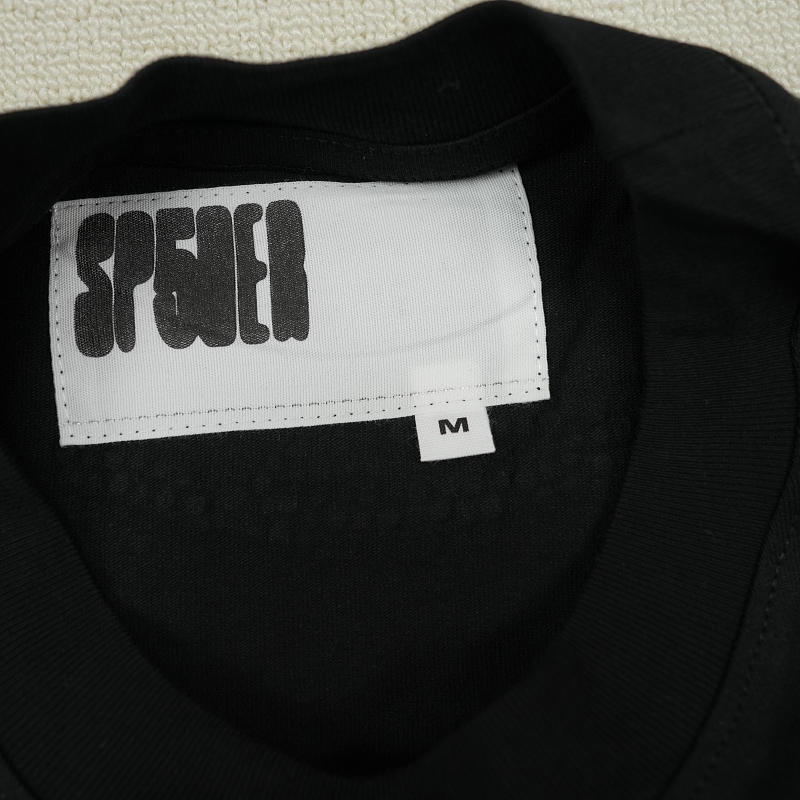Sp5der Rhinestone Silk TeeBlack 8