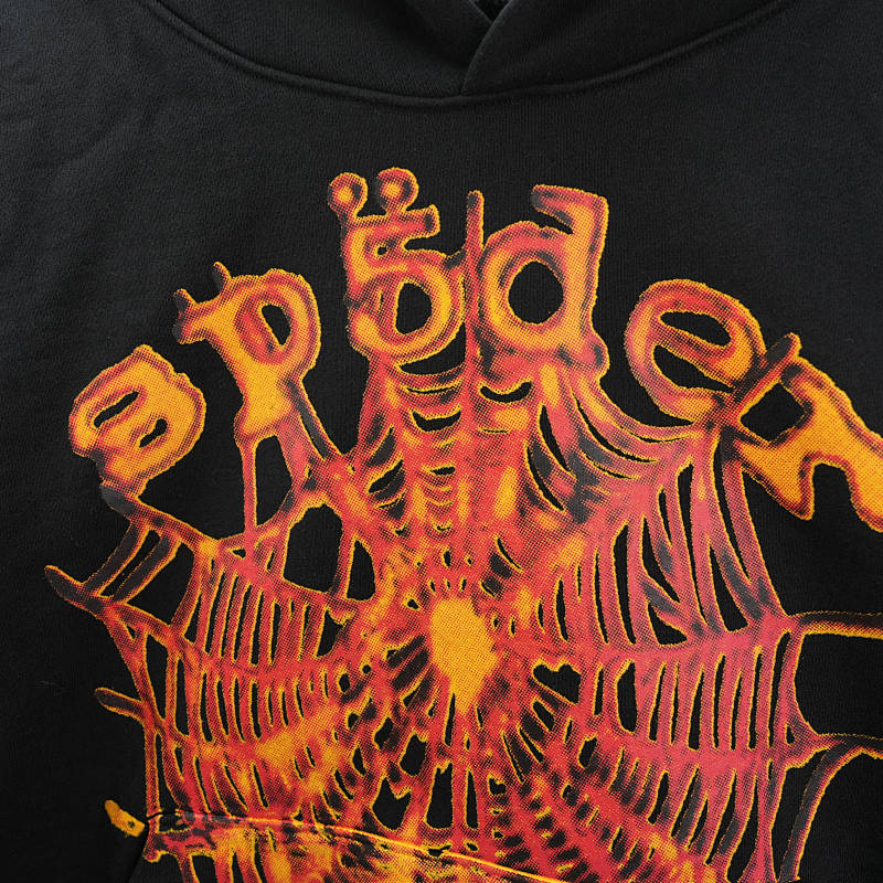 Sp5der Og Web V2 Hoodie Black 8