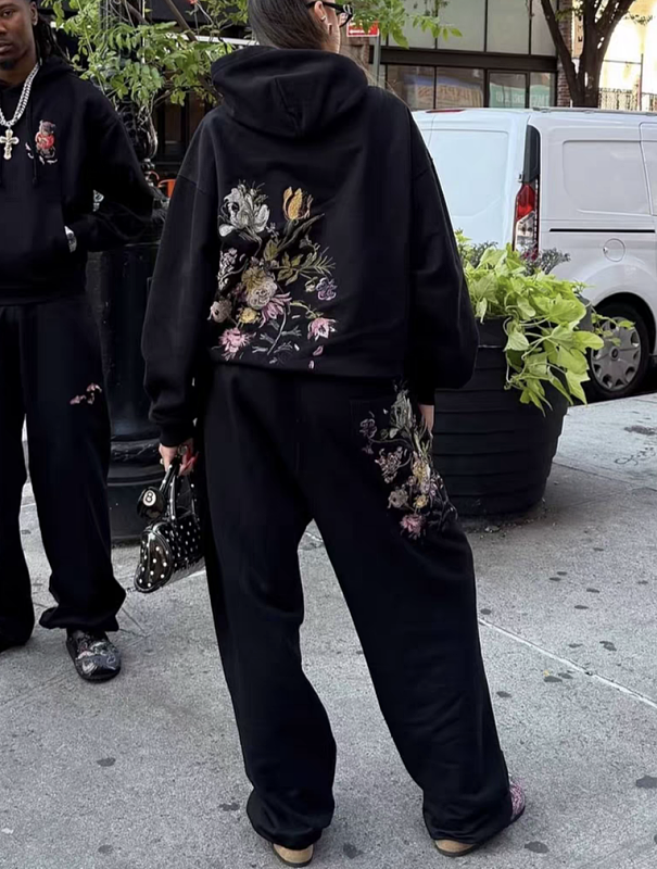 ¥~top Pants De⭐ Sc⭐ U⭐ Ze Hoodie Trousers · 3