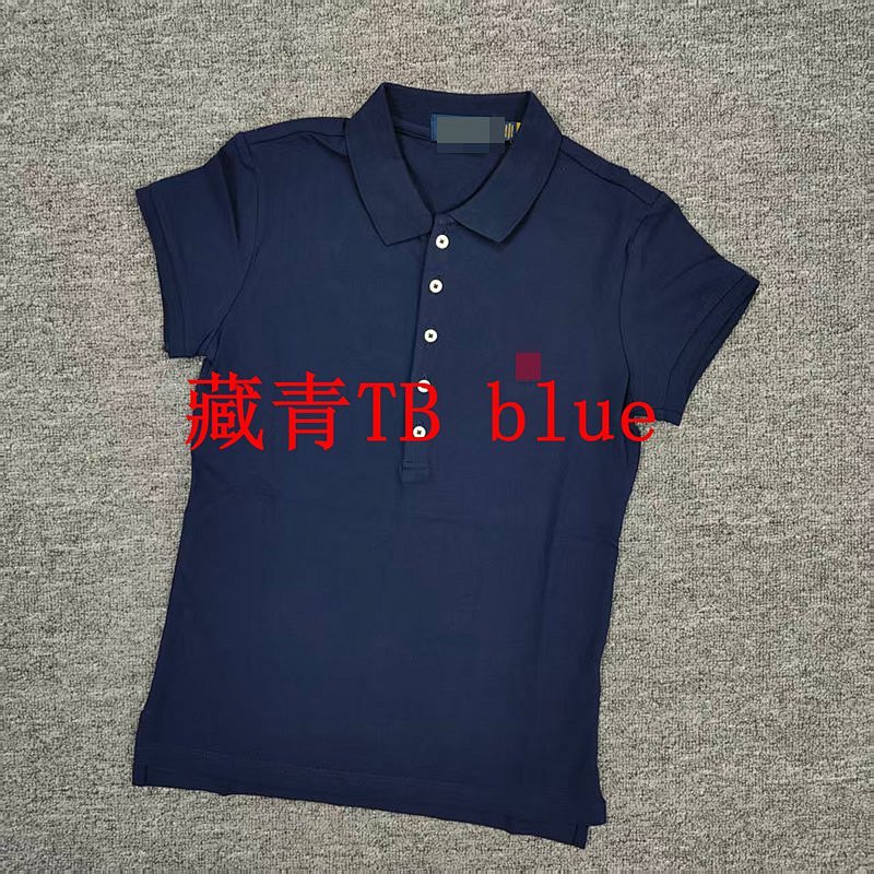 .00## Five-button Knitted Collar Short-sleeved Polo Shirt womenRL Polo C 11