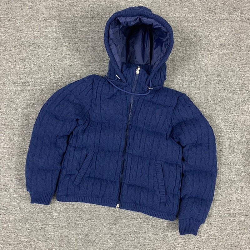 ## Knit Hooded Cotton-Padded Jacket W 5