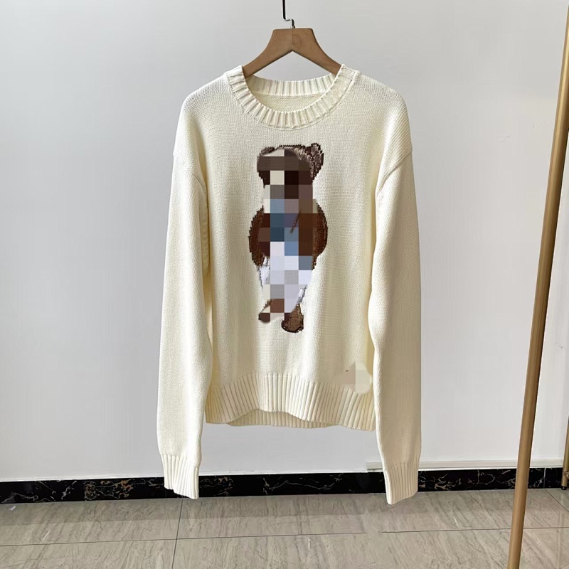 ##Cotton-Blend Crewneck Sweater 808 P 5