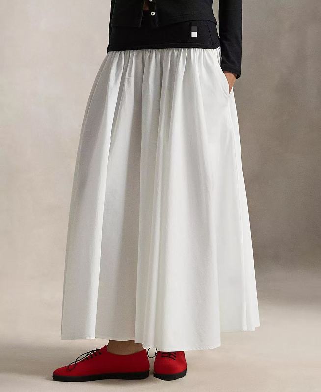 ##Women's Shirred A-Line Skirt A P