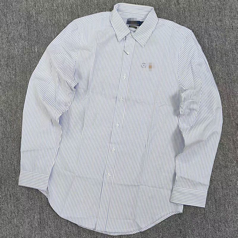 .00###Striped Oxford Shirt For Men And Women Colorful Horse B 9