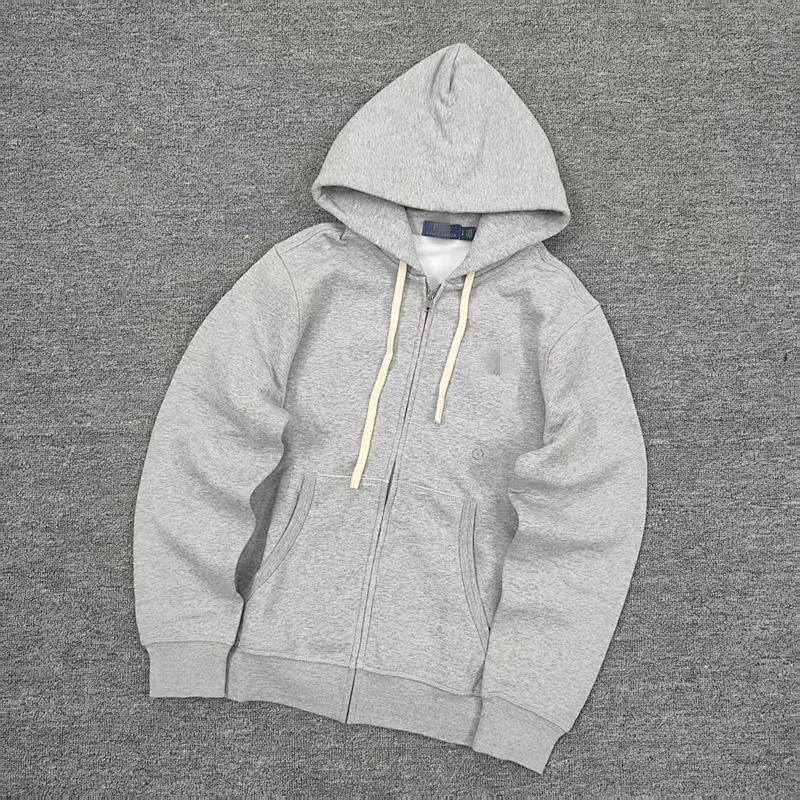 #rl Zip Hooddie With Fleece Lining Coat A 5
