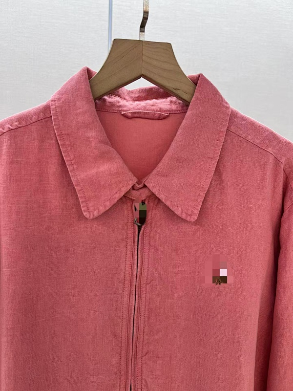 ##Linen Harrington Jacket P 5