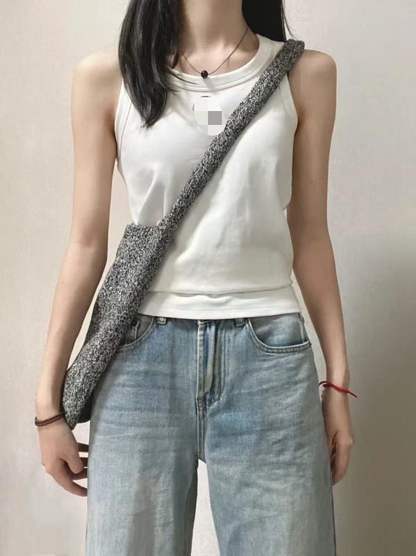 10usd Promotional Sale ##Women's 100% Ribbed Cotton Tank Top N 2