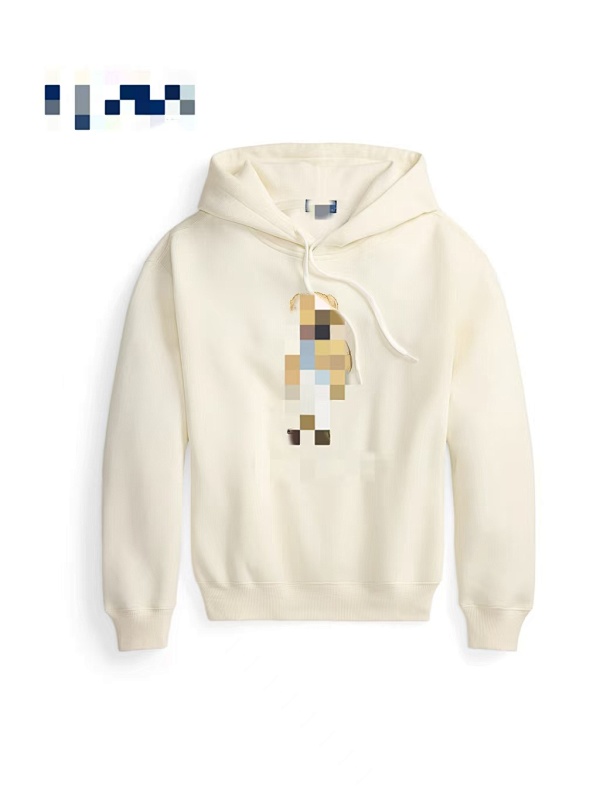 ##Women's Bear Oversized Fleece Hoodie P 5