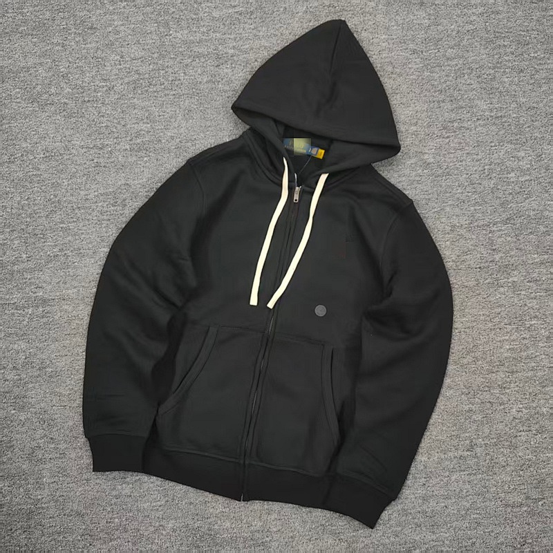 #rl Zip Hooddie With Fleece Lining Coat A 4