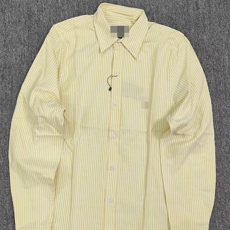 .00###Striped Oxford Shirt For Men And Women Colorful Horse B 7