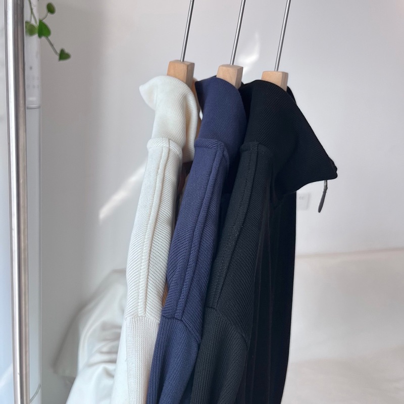 ##Stand-collar Zip-up Cardigan 2501 Tt 11