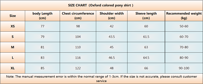 .00##Classic Fit Oxford Coloured Horse Shirt C