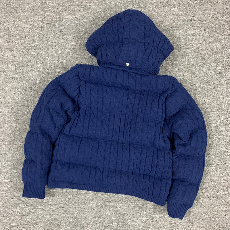 ## Knit Hooded Cotton-Padded Jacket W 6
