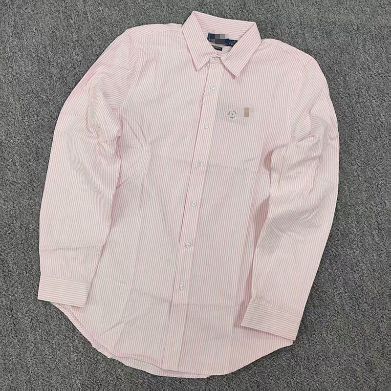 .00###Striped Oxford Shirt For Men And Women Colorful Horse B 10