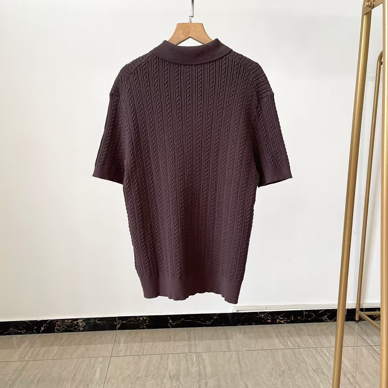 ##Unisex Cable Knit Short Sleeve 3 P 12