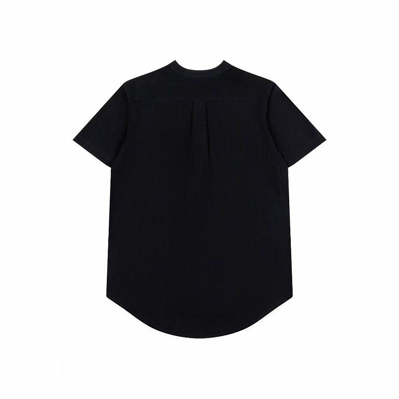 17usd ##henry Collar Short Sleeve Shirt H 9