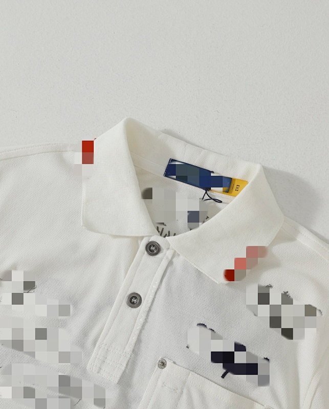 ## Mesh Graphic Polo Shirt Polo E 4