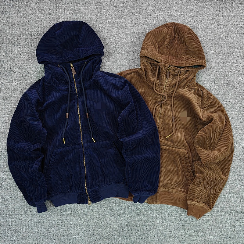 ##The Wynton Corduroy Hooded Jacket M 2