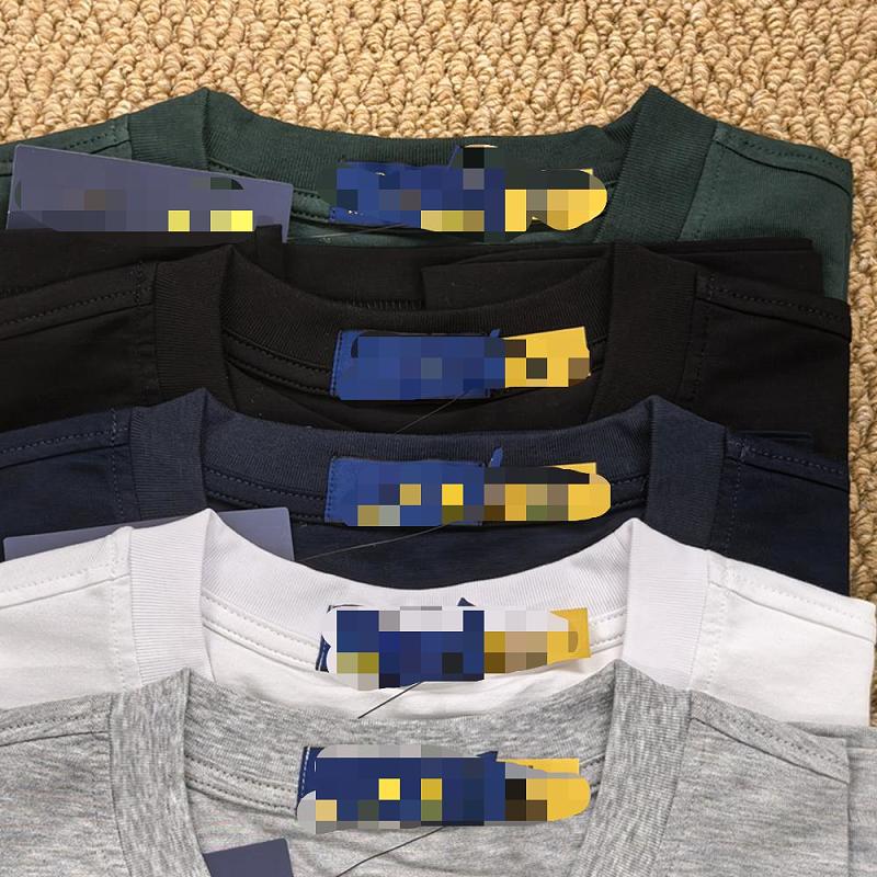 ##100% Cotton Letter Embroidery T-shirt T 516366E 12