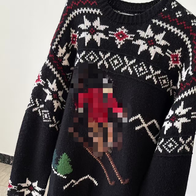 ##Men's Skier Intarsia Knit Sweater P 11