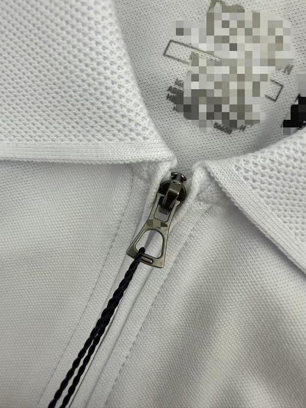 ##Custom Slim Fit Half-Zip Polo Shirt With Tipping Polo Y 9