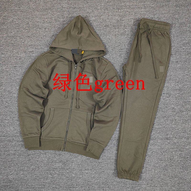 ## Men's 24 Year Autumn Cotton Full Zipper Hoodie And Pants Set D 3